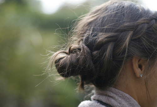 braid, braided, braids, brunette, earring, girl