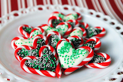 candy cane, christmas and food