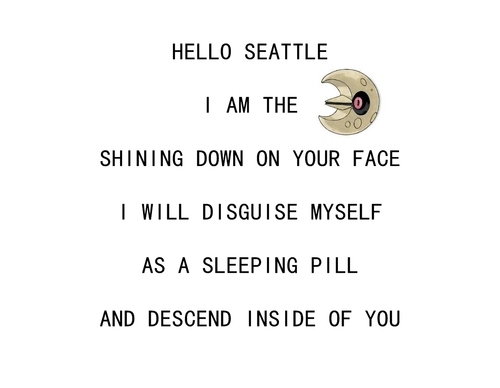 disguise, face and hello seattle