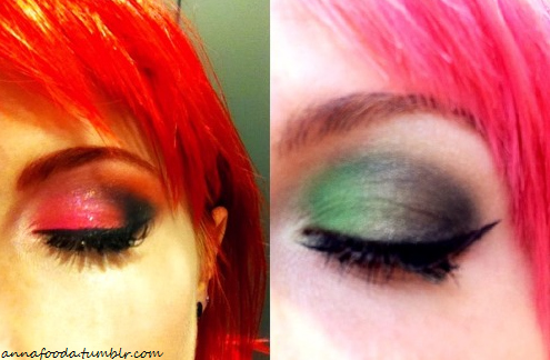 hayley williams, makeup and music