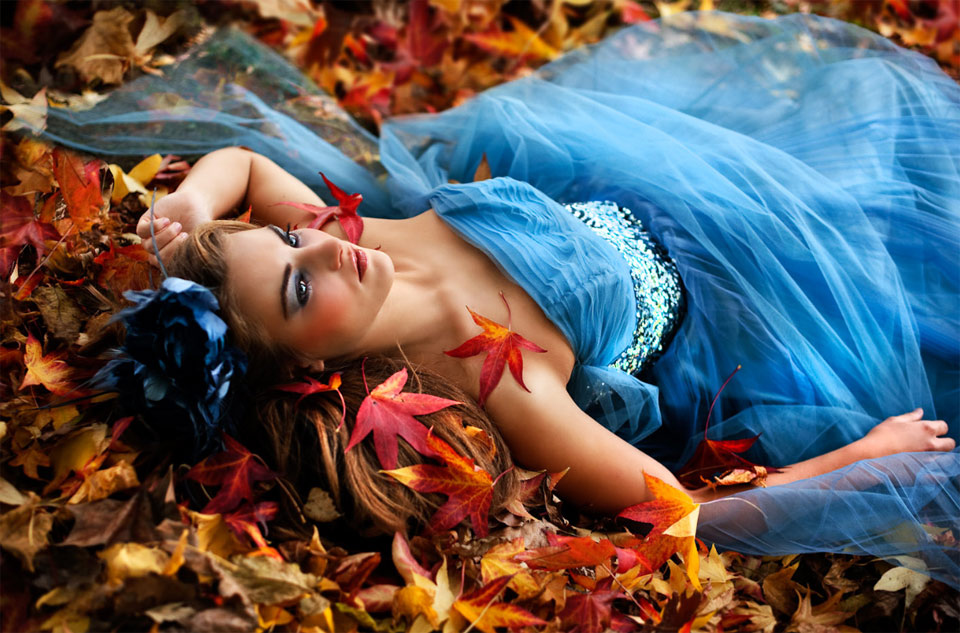 autumn, dress and fall