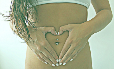 belly button ring,  cute and  diamond