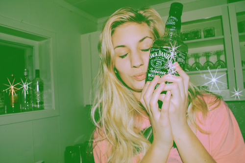 alcohol, girl and jack daniels