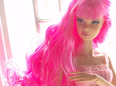 barbie,  cute and  dyed