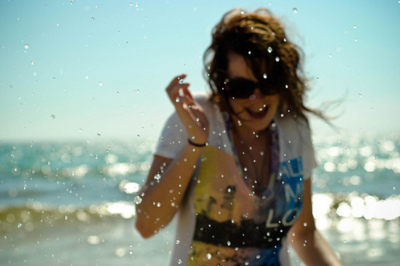beach, free, girl, happiness, live, smile