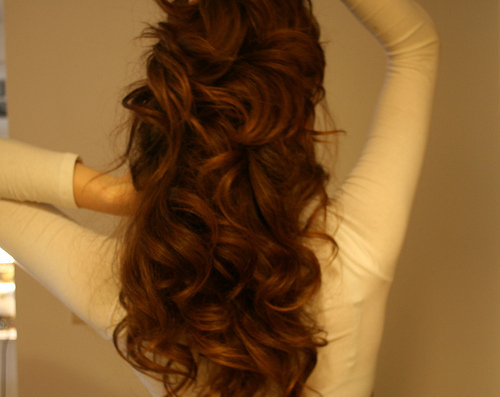 Brown Curls Long Hair