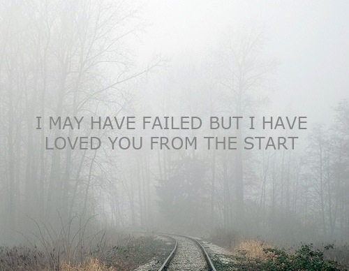 beginning, failed and love