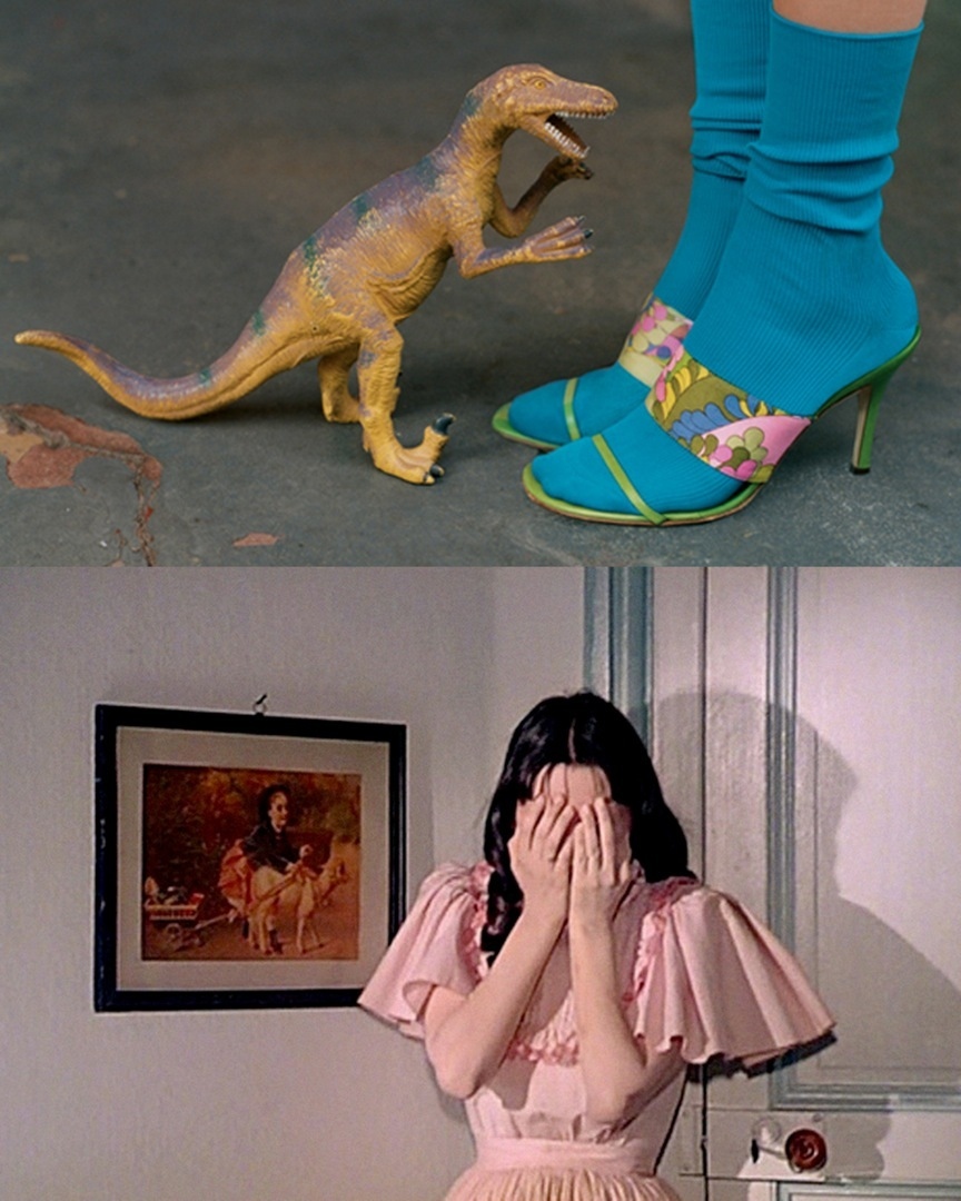 dinosaur, fashion and girl