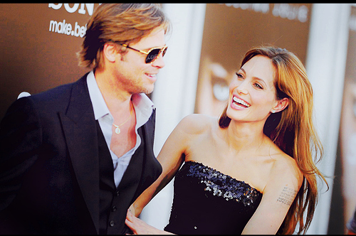 angelina, angelina and brad, angelina jolie, brad, brad pitt