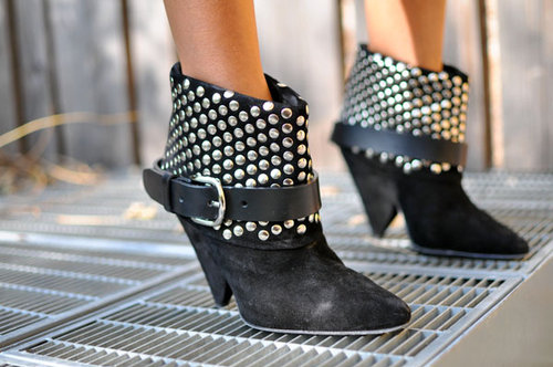 ankle, ankle boot and black