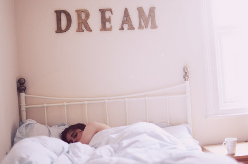bed, boy and dream