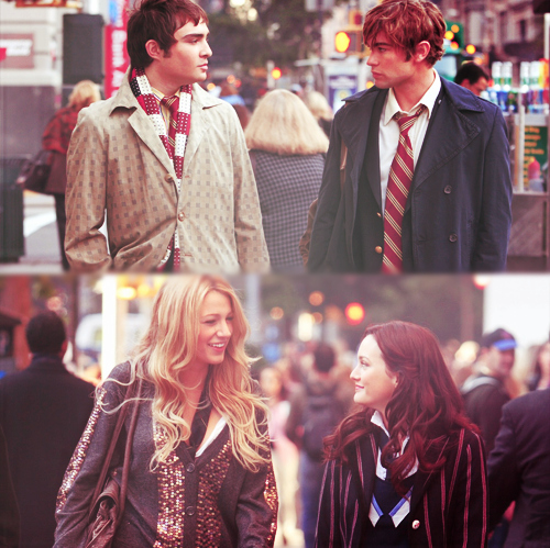 best friends, blair, blair and serena, blair waldorf, chace crawford, chuck