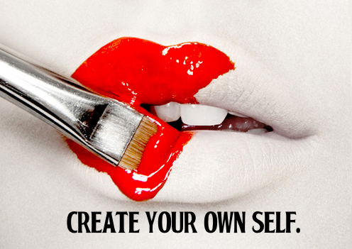 color, create and lipstick