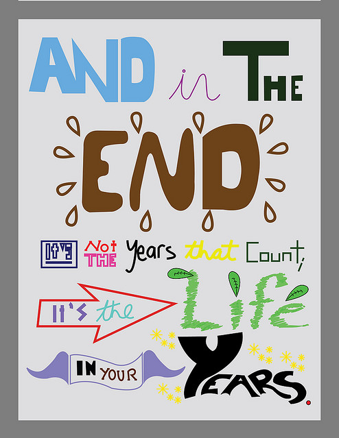 end, life and text