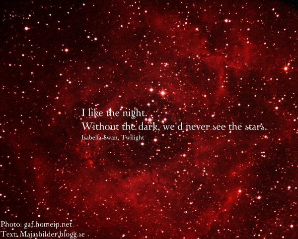 bella swan, space and stars