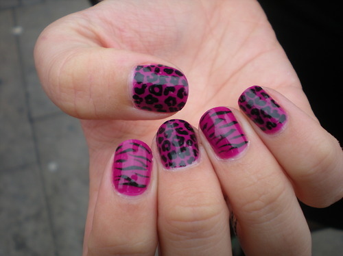 fashion, nails and pink