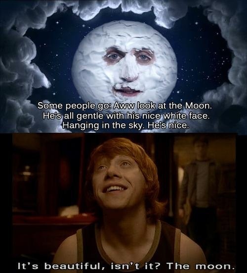 harry, harry potter and moon