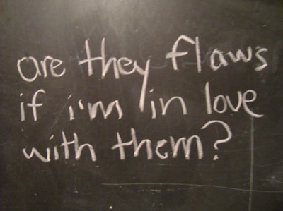 are they flaws,  chalkboard and  flaws
