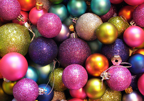 balls, christmas and colorful