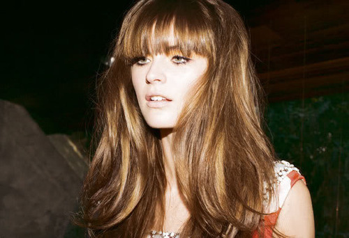 bangs, beautiful and blonde