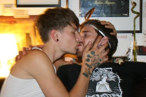 beautiful love,  gay and  gay kiss