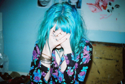 blue, cute, flower, flowers, gir, pretty