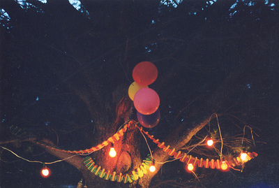 balloons,  lights and  party
