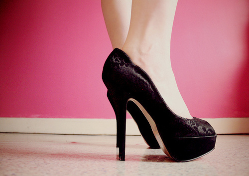 black, heels and shoes