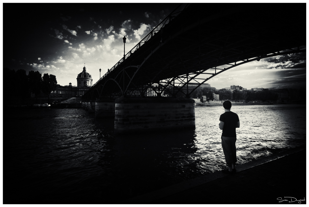 bridge, paris and river