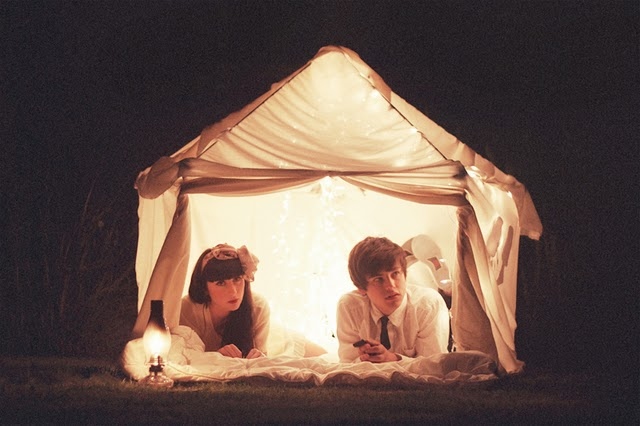 field tent, love and night