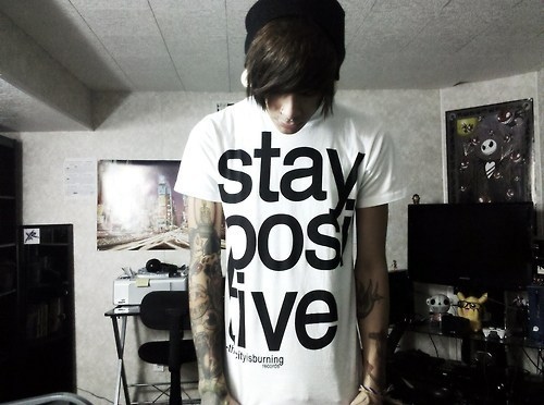 boy, jack, stay positive, tattoo