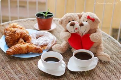breakfast,  coffee and  heart
