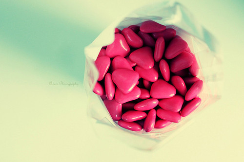 candies, food and heart