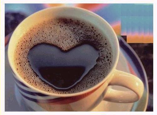 coffee, cute, heart, love