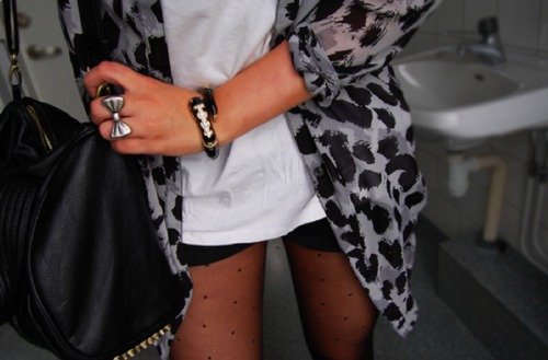 fashion, girl and leopard