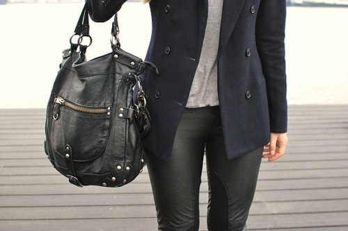 bag, black and fashion