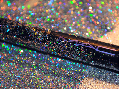 death, glitter, mac, makeup, sparkle