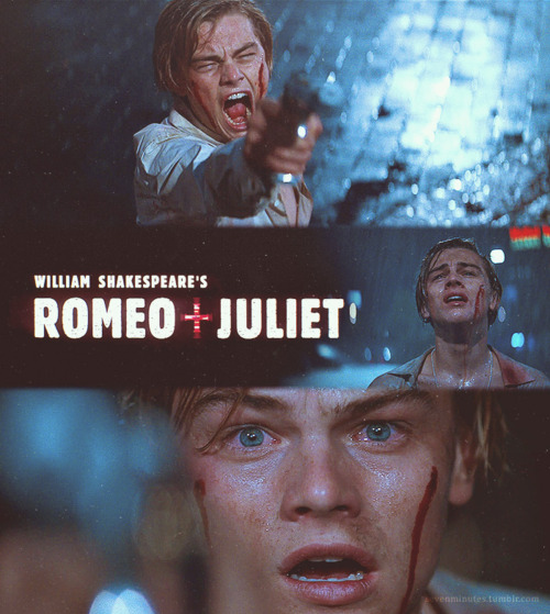 gun, hennilovesleo, leonardo dicaprio, romeo, romeo + juliet