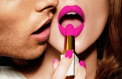 lips, lipstick and nails