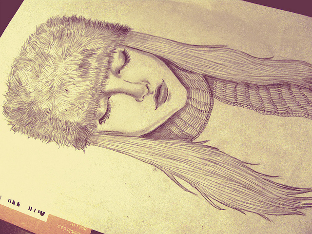 art, furry hat and illustration