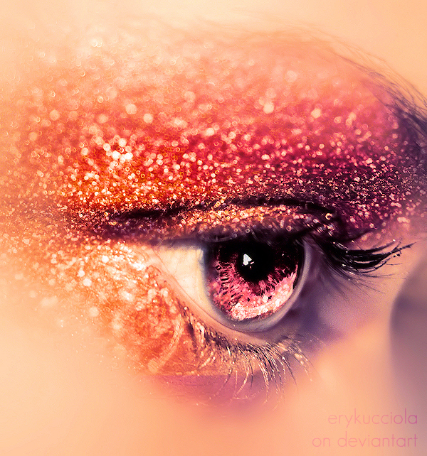 awesome, glitter and make-up
