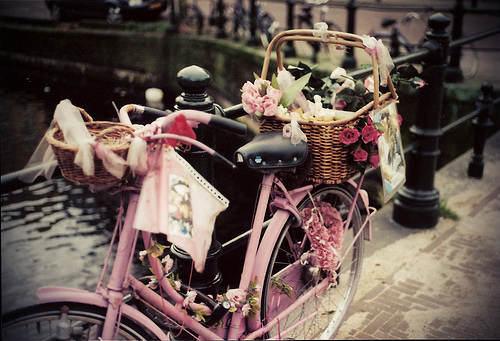 basket, bike and cute