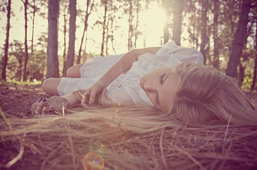 blonde, fall, florest, floresta, girl