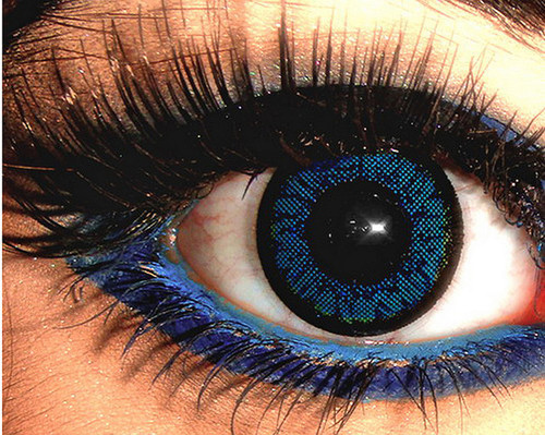 blue, contact and eye