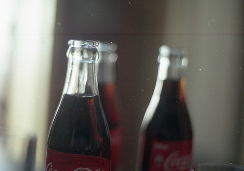 bottles, coca cola and coke