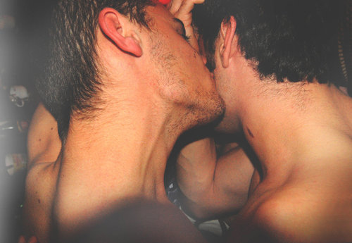 boys,  gay and  gay kiss