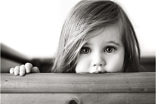 adorable, baby, black and white, cute, girl