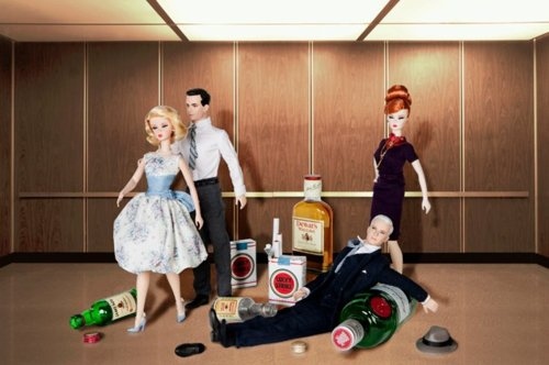 alcool,  barbie and  betty