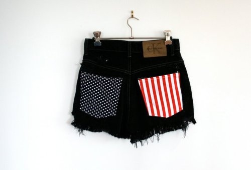 america, american flag, fashion, jeans, short