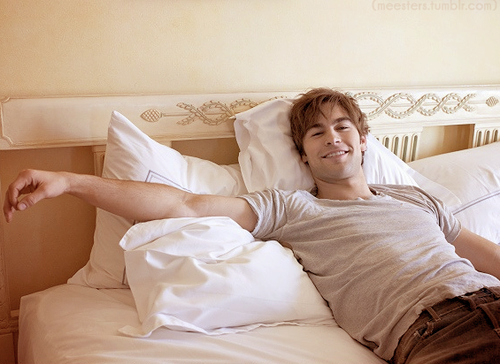 bed, chace crawford and cute